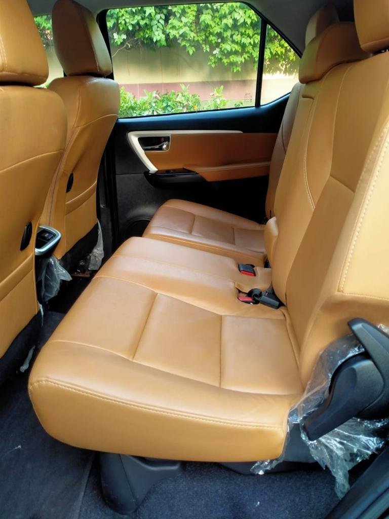 Bulletproof Fortuner interior view