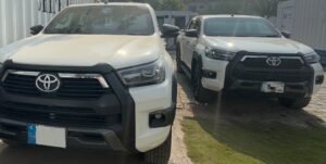 Bulletproof Toyota Revo for Rent in Pakistan