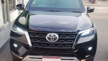 Armored Toyota Fortuner B6+ for rent in Karachi