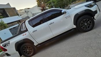 B6 Armored Revo pickup available for rent in Karachi