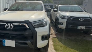 Bulletproof Hilux Revo armored pickup Karachi
